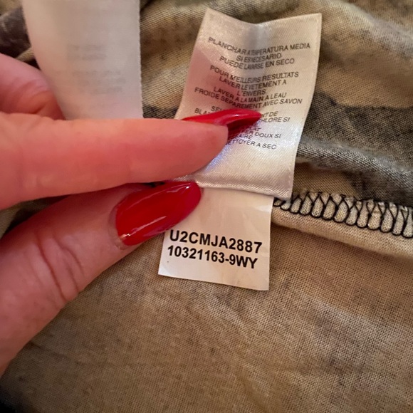 Rachel Roy Gingko Leaf Print Tank Top - Picture 10 of 11